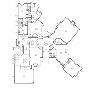 As Built Floor Plan Layout of a residential building